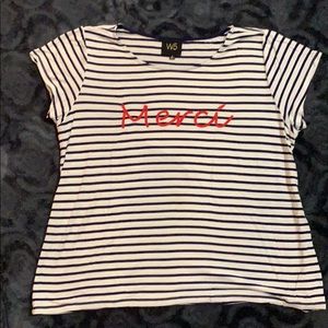Size Large t-shirt “merci”